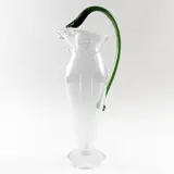 Borek Sipek, Prod. Driade, jug in transparent and colored glass