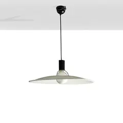 Gino Sarfatti, Prod. Arteluce, 1972, 2133 mod. suspension lamp in painted metal