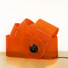Prod. Design Centre by Superstudio, 1968, Gherpe mod. table lamp in perspex, offered Jun 2026