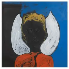 "Untitled" by Tano Festa, 1985, acrylic on canvas, offered Mar 2026