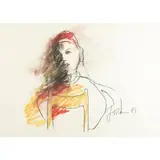 Tano Festa, "Cardinal"