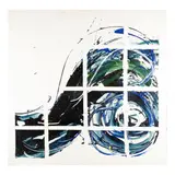 Mario Schifano, "Mare Energia I", 1983, enamel and acrylic on canvas