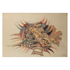"Untitled" by Corrado Cagli, 1964, watercolor on rice paper on canvas, offered Mar 2026
