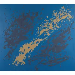 Giulio Turcato, "Archipelago", oil and mixed media on canvas