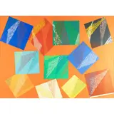 Piero Dorazio, "Wig-Wam", 1991, color screen printing