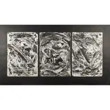 Emilio Vedova, "Beyond" (triptych), 1987, etching and aquatint on Arches Rives Lavis Fidelis paper