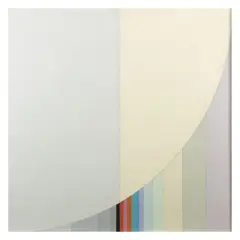 Eugenio Carmi, "Curva", 1982, acrylic on canvas