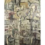 Li Xiangyang, "Untitled", material oil and collage on canvas Provenance: Private collection