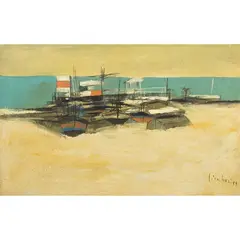 "Diamond Marina" by Nicola Simbari, 1959, oil on canvas, offered Mar 2026