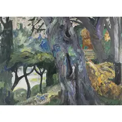 "Bosco" by Carlo Levi, 1973, oil on canvas, offered Mar 2026