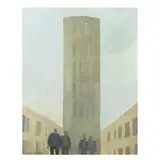 Franco Villoresi, "The medieval city", 1957, oil on canvas