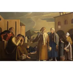 'Peter's repentance' by Francesco Di Cocco, 1927, oil on canvas Provenance: Arco Farnese Gallery, offered Mar 2026