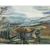Ferruccio Ferrazzi, "Bormida Valley", 1926, oil on canvas