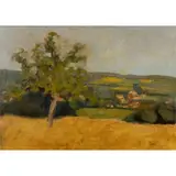 Cipriano Efisio Oppo, "Roman countryside", 1921, oil on canvas