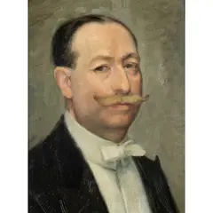 "Portrait of the waiter Leonetti" by Carlo Socrate, 1929, oil on canvas, offered Mar 2026