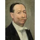 Carlo Socrate, "Portrait of the waiter Leonetti", 1929, oil on canvas