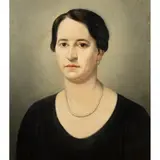 Francesco Trombadori, "Portrait of Mrs. Leonetti", 1930, oil on canvas