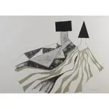 Lynn Chadwick, "Reclining Couple", 1973, color lithograph
