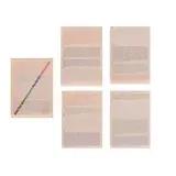 Joseph Kosuth, "Practice", 1975, a color screen-print on tracing paper and four offset prints on paper
