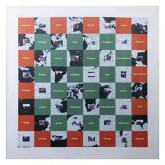 Felice Levini, "Astratti furori", 2015, silkscreen on canvas