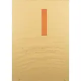 Marco Bagnoli, "Spazio x Tempo: (Progetto per banda rossa)", 1975, mixed media on paper