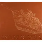 H.h Lim, "Abracadabra in rosso", 2007, mixed media and bas-relief on wood