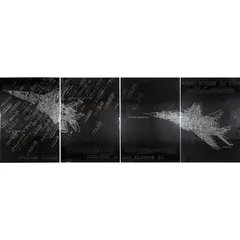 H.h Lim, "Sim Sim Salabim", 2008, mixed media and bas-relief on panel