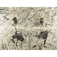 H.h Lim, "My World", 2015, mixed media on plywood