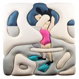 Mario Consiglio, "Annie", 2000, foam rubber and lycra on wooden board