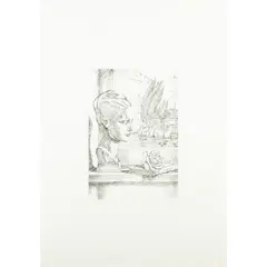 Antonio Nunziante, "Attesa", 2006, etching