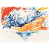 Mimmo Germana, "Untitled", 1992, oil and mixed media on paper