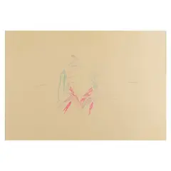 "Untitled" by Mimmo Paladino, 1980, watercolor on paper, offered Mar 2026
