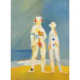 Antonio Vangelli, "Clowns", 1956, oil on canvas