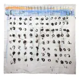 Giancarlino Benedetti Corcos, "I buchi", 2008, oil and mixed media on canvas
