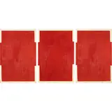 Anna Maria Sacconi, "From C. Park to...", 1999, Triptych Red pigment and PVC film on canvas