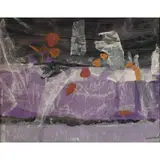 Katy Castellucci, "Untitled", mixed technique and collage on cardboard
