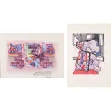 Sebastiano Carta, "For Allen Ginsberg", 1966, two mixed techniques on paper