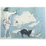 Franco Maria Liberatore, "Untitled", color lithograph