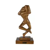 Annibale Zucchini, "Dancer", wooden sculpture