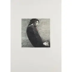 Giuliano Vangi, "Untitled", color etching and aquatint