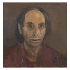 "Self-portrait" by Marcello Muccini, oil on canvas, offered Feb 2026