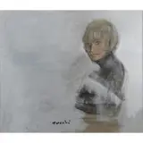 Marcello Muccini, "Female portrait", 1973, oil on canvas