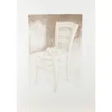 Rocco Falciano, "Chair with chili peppers", 1983, color photolithography