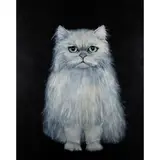 John Ratner, "Cat", 1984, oil on canvas