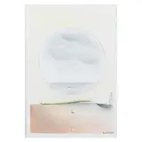 Ottaviano Del Turco, "Flower at Sunset", 1981, mixed media on paper