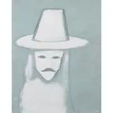 "Untitled" by Tommaso Lisanti, charcoal and tempera on synthetic fabric, offered Feb 2026