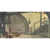 Steno Vanzina, "Sketch for scenography", watercolor on paper