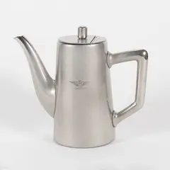 Prod. Calderoni by Gio Ponti, coffee maker in nickel silver, offered Feb 2026