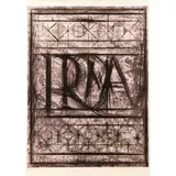 Guido Strazza, "Untitled", 1984, etching