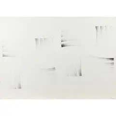 "Prova per Ricerche" by Guido Strazza, 1973, etching, offered Jan 2026